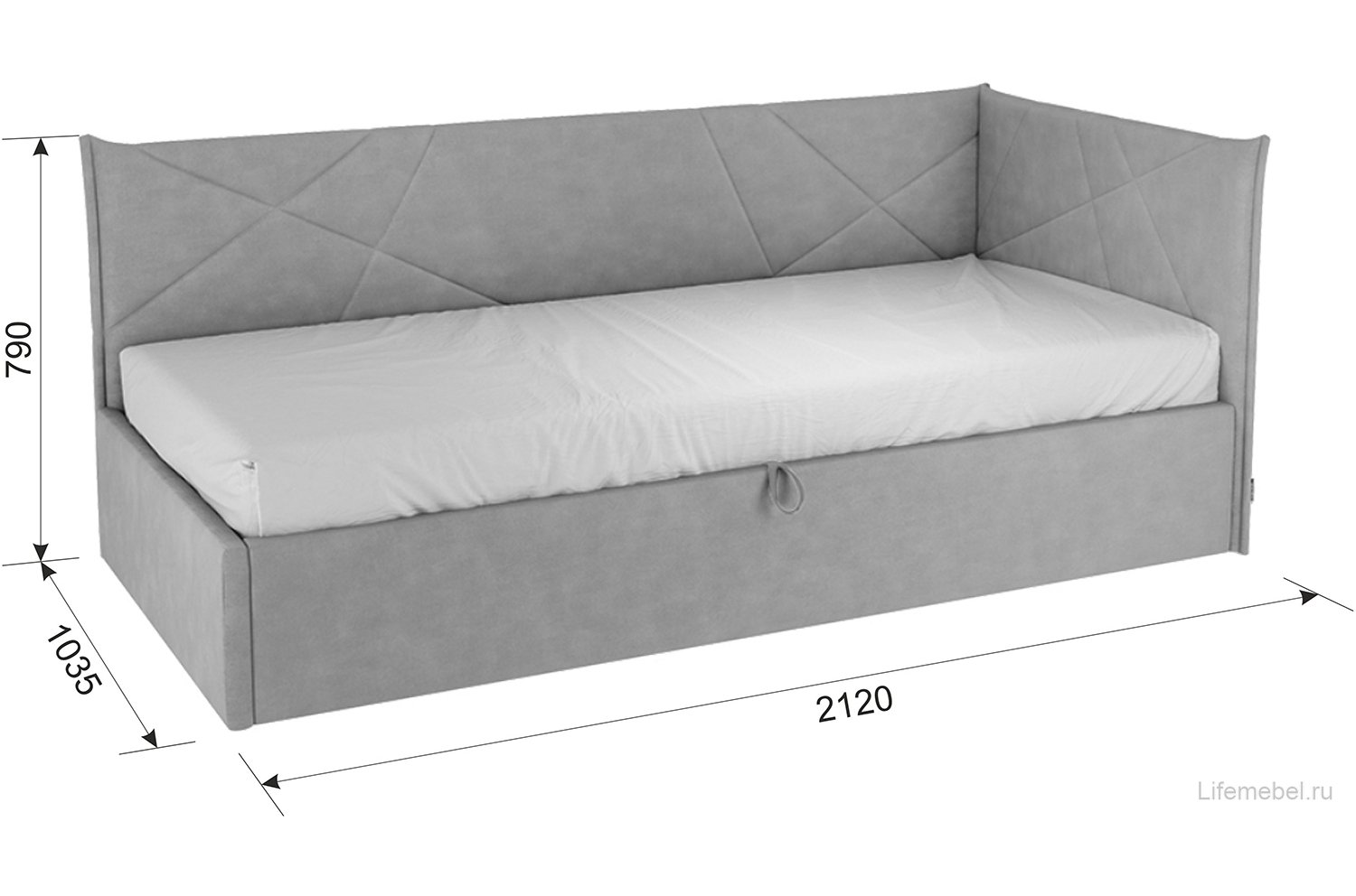 Комплект детской мебели Лайк К113 дуб мария / фуксия / велюр капучино