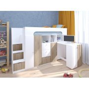 белый / дуб сонома