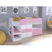 белый / розовый