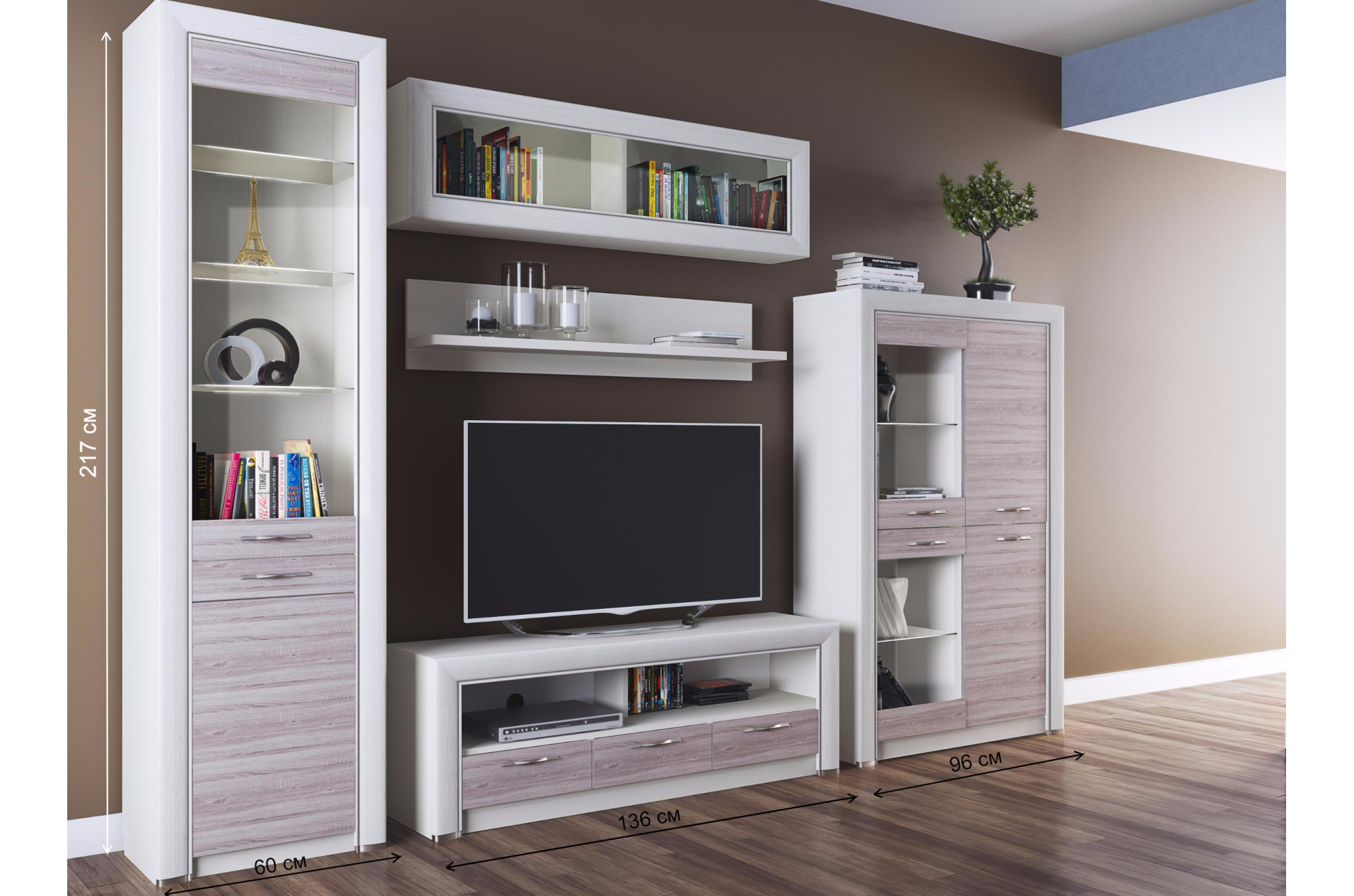 Гостиная Olivia дуб анкона