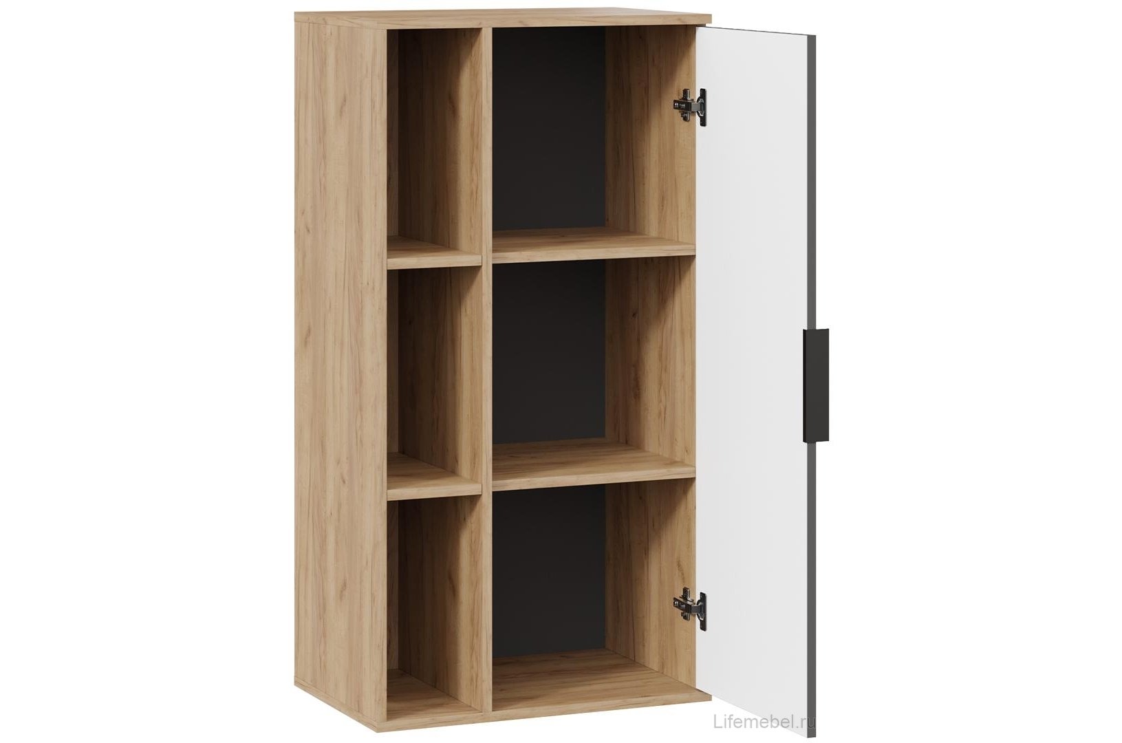 Модульная гостиная Хилтон дуб крафт золотой / графит матовый комплектация 1