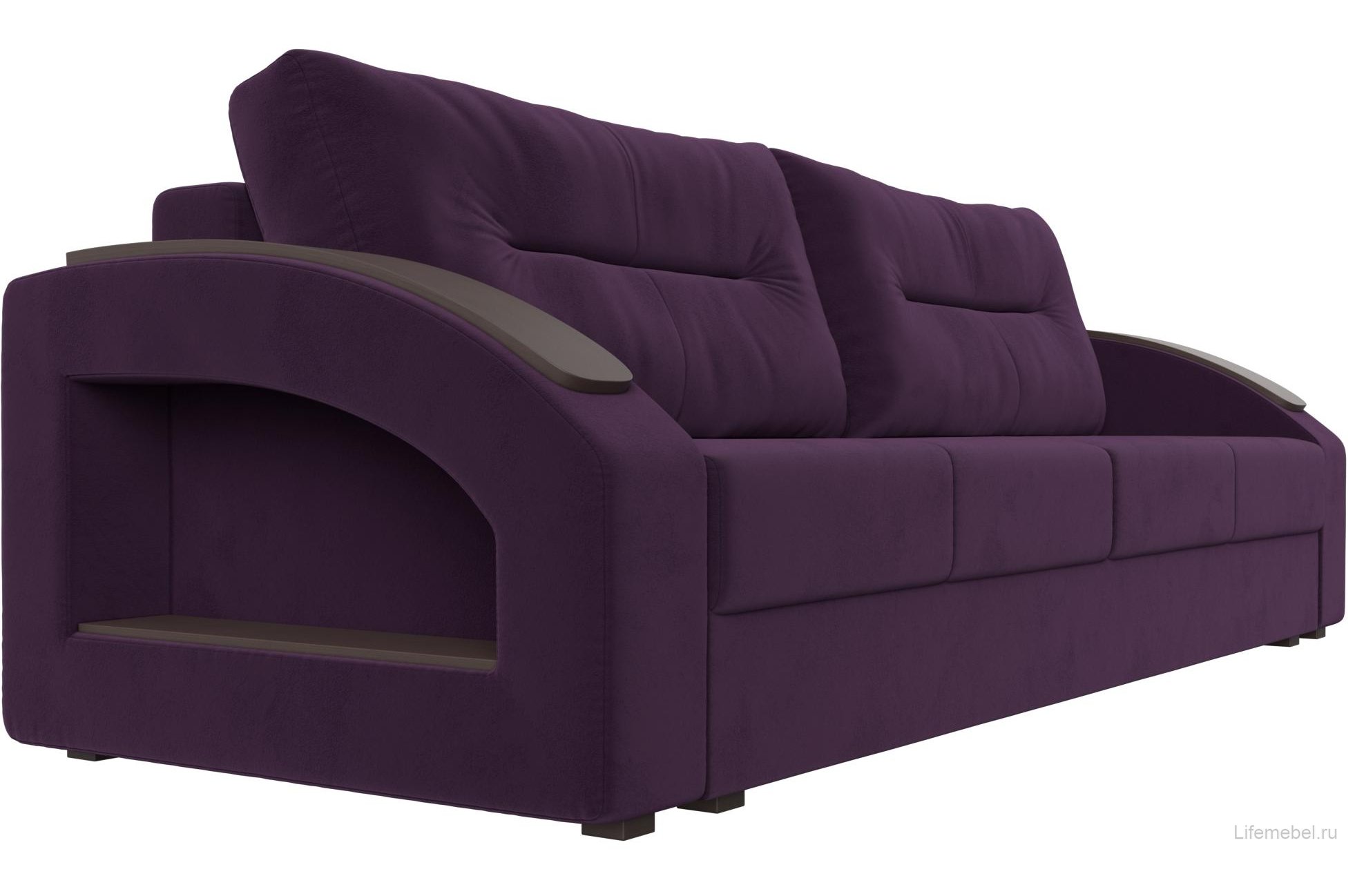 Диван Канзас фиолетовый велюр