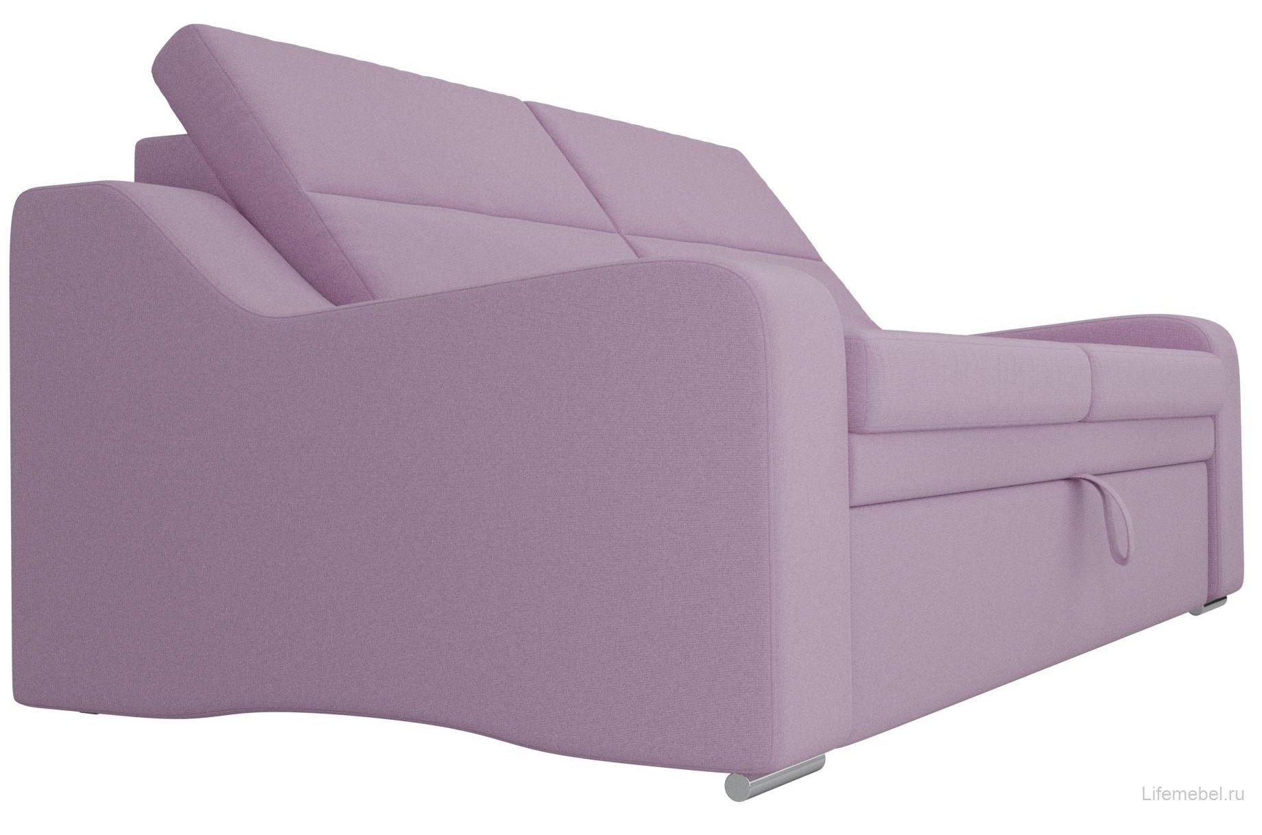 Диван Медиус микровельвет сиреневый