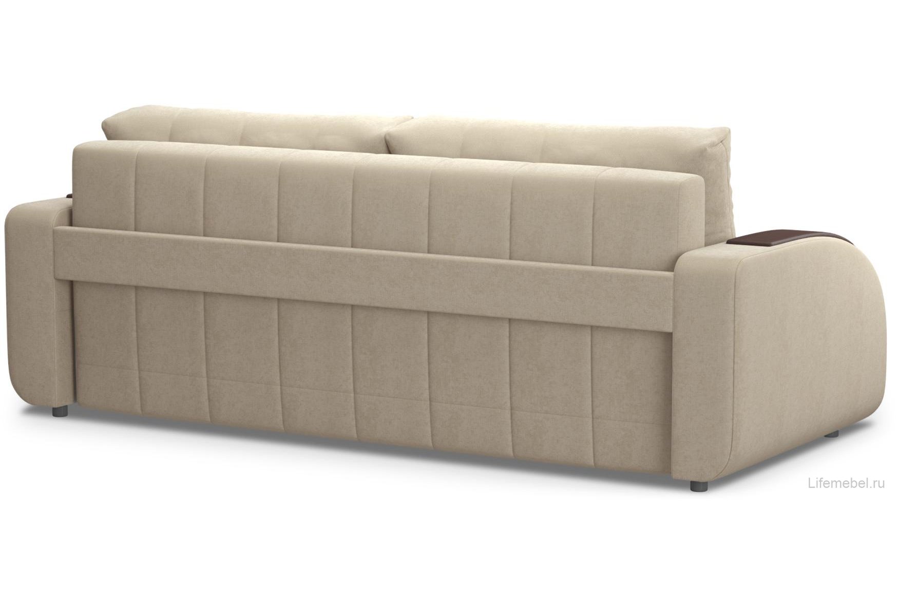 Диван Moon Family 109/Т32 Lux 003141 со спальным местом 160 велюр бежевый 74-70