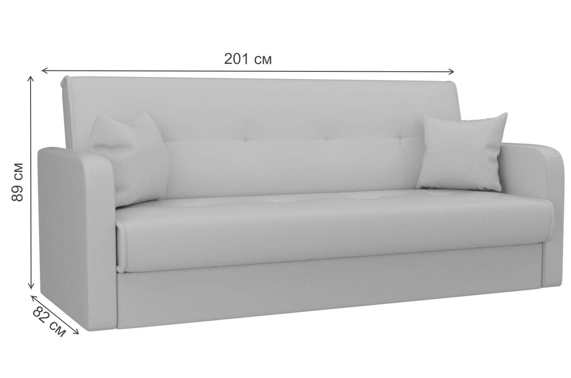 Диван Надежда велюр коричневый