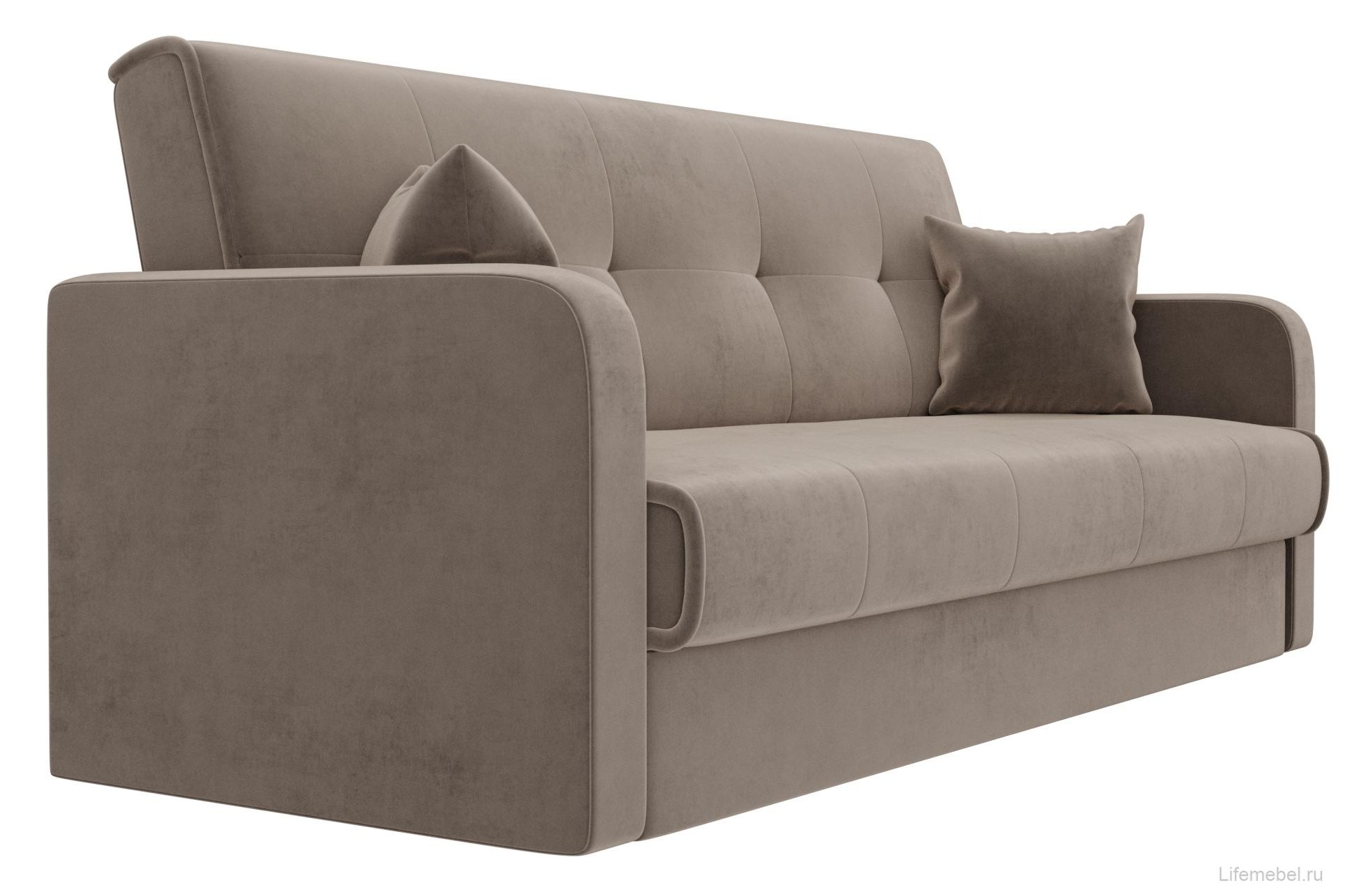 Диван Надежда велюр коричневый