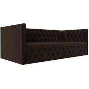 микровельвет коричневый