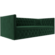 велюр зеленый