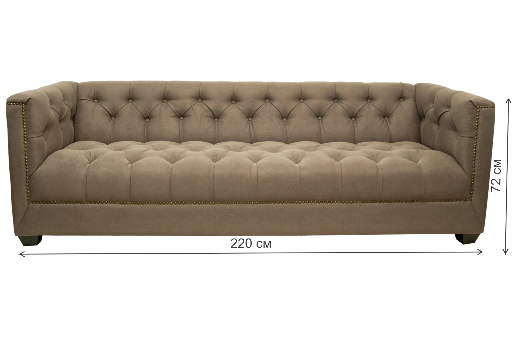 Диван Orchest серо-коричневый