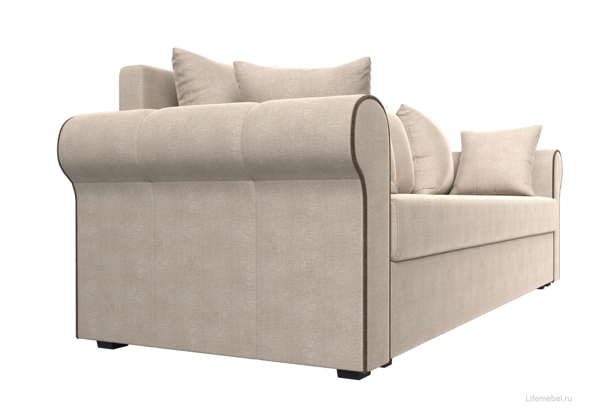 Диван Рейн бежевая рогожка