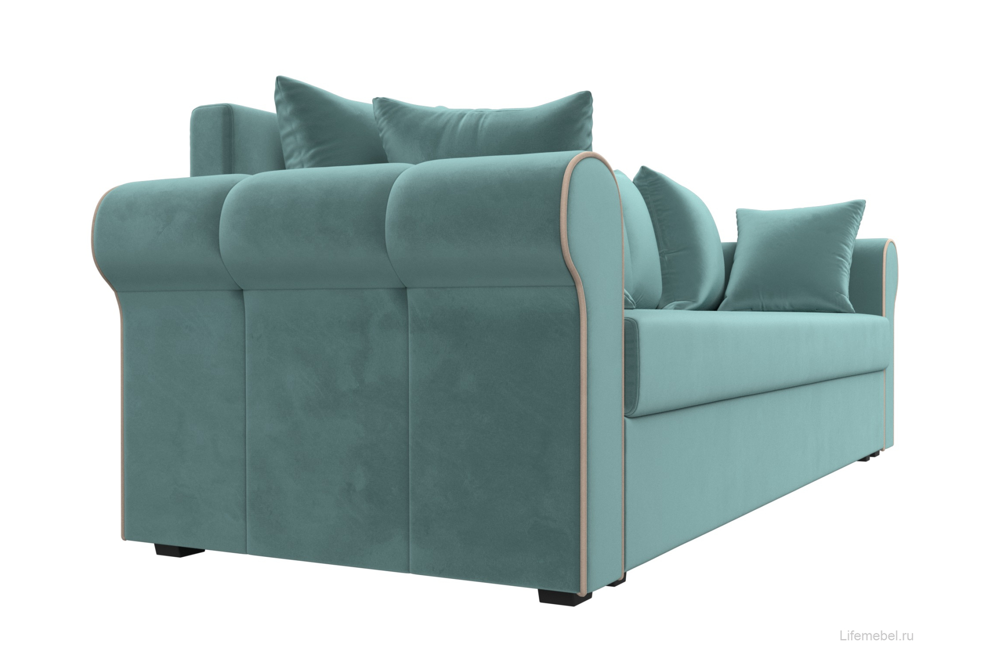 Диван Рейн бирюзовый велюр