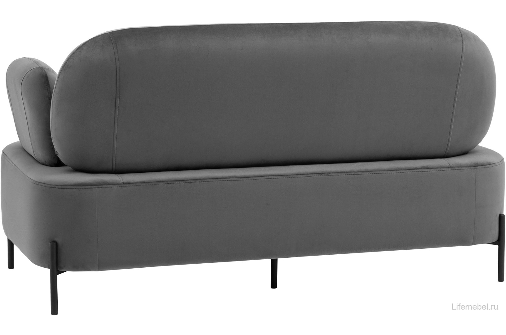 Диван Уно серый велюр