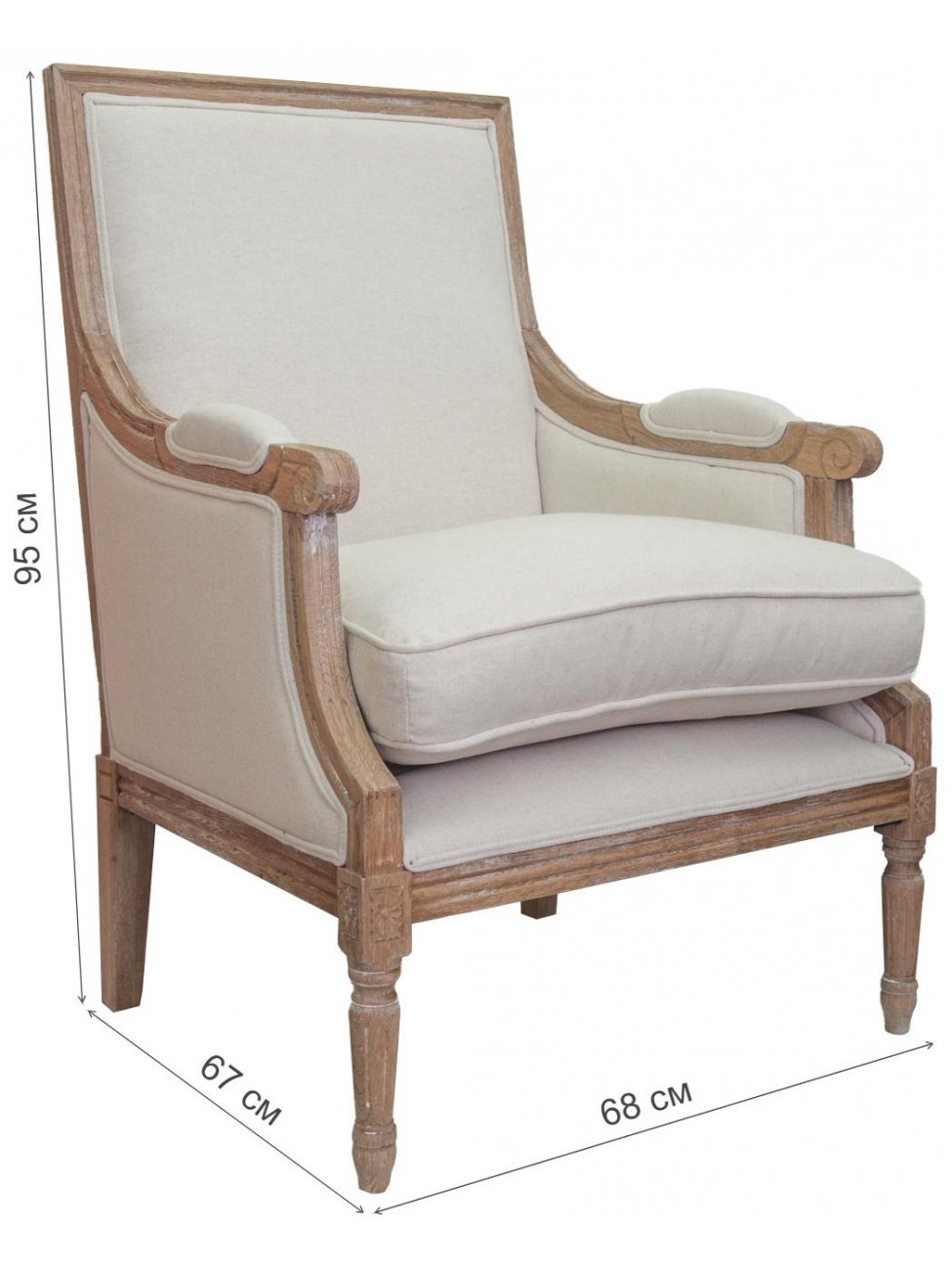 Кресло Coolman CH-811-O beige