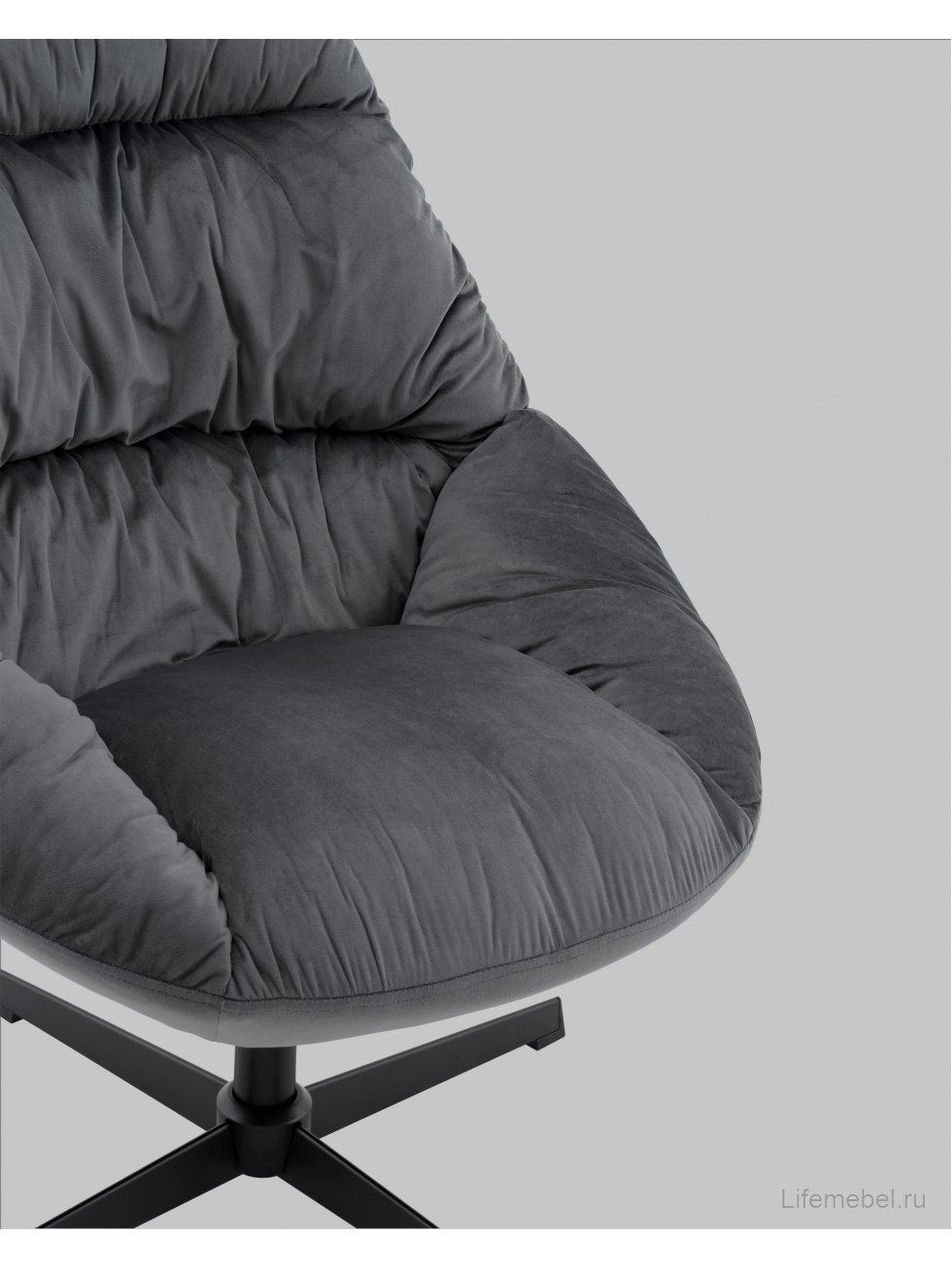 Кресло Оррелл серый