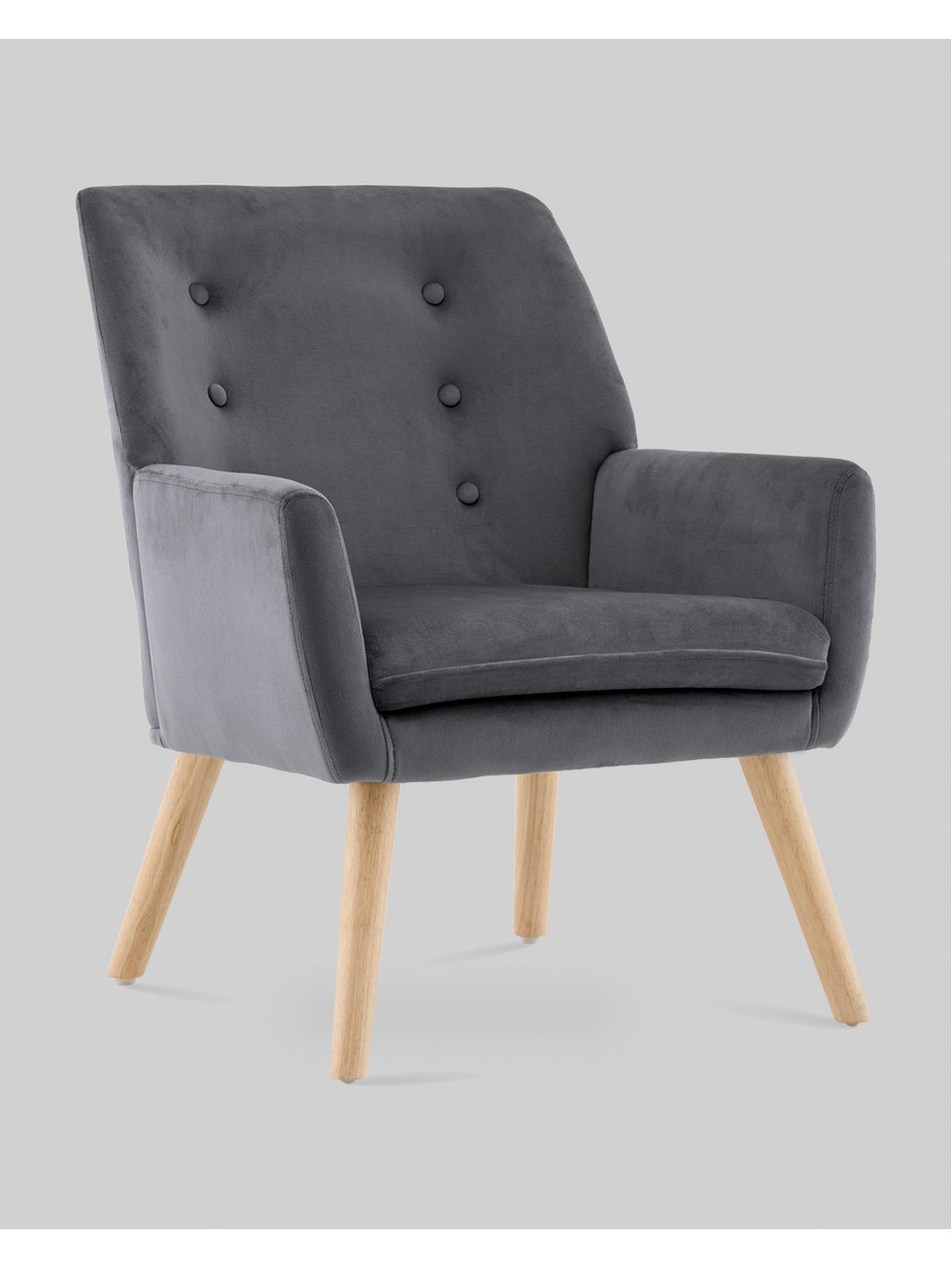 Кресло Райт серый