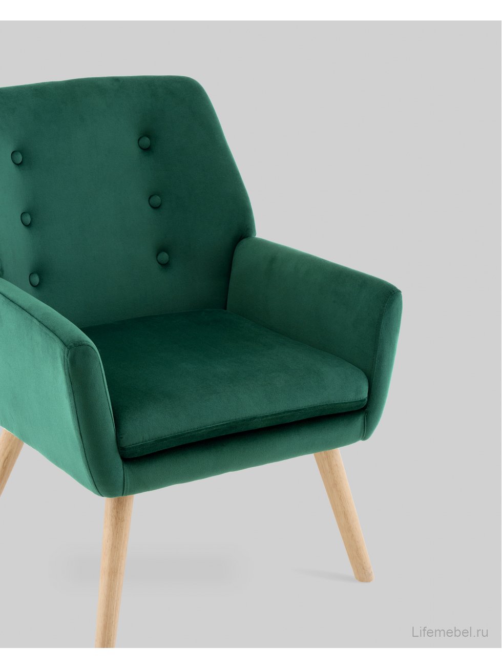 Кресло Райт тёмно-зелёный