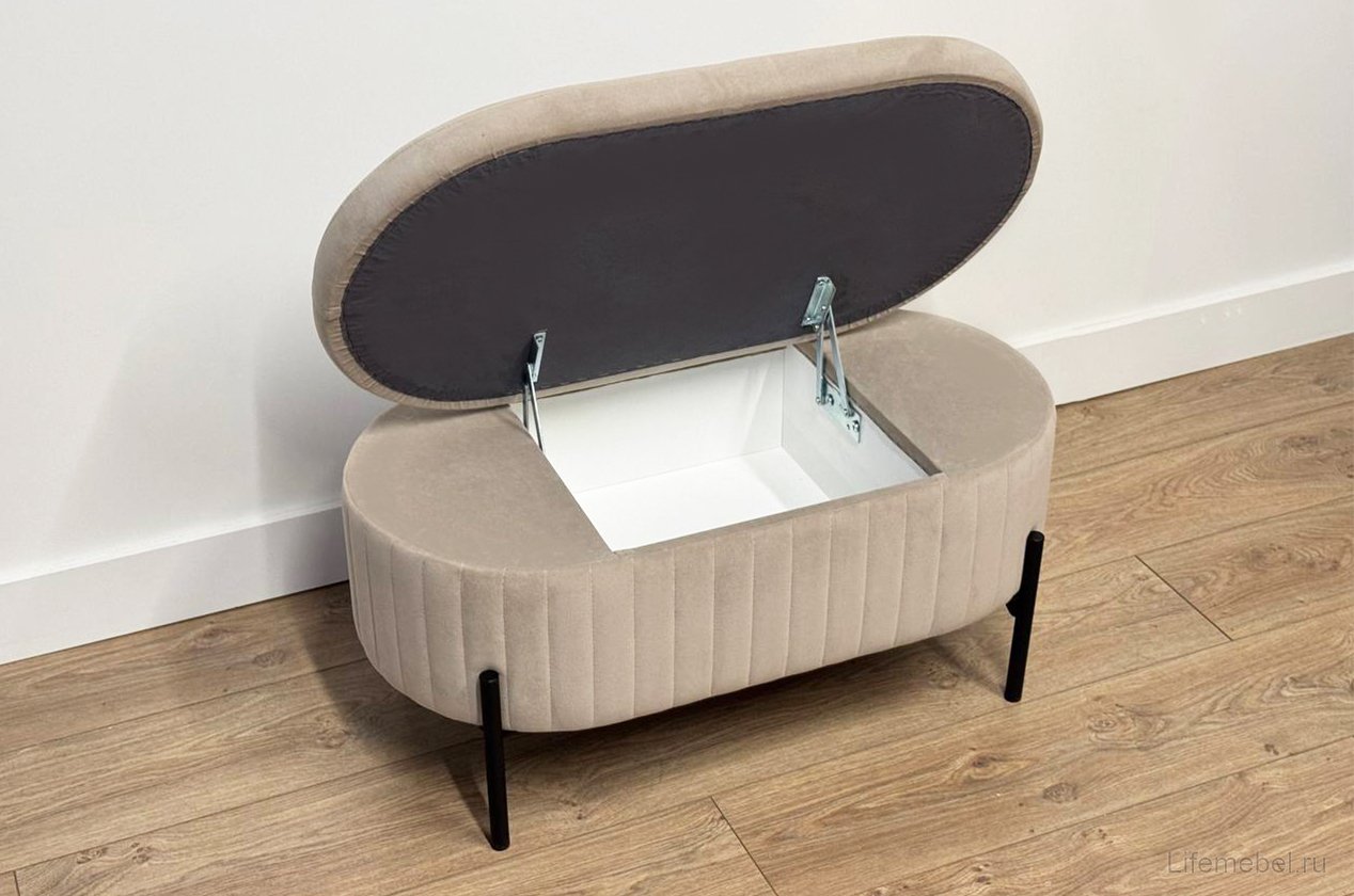 Пуф Винни капучино (велюр)