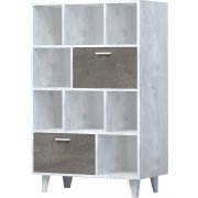 бетон светлый / камень темный