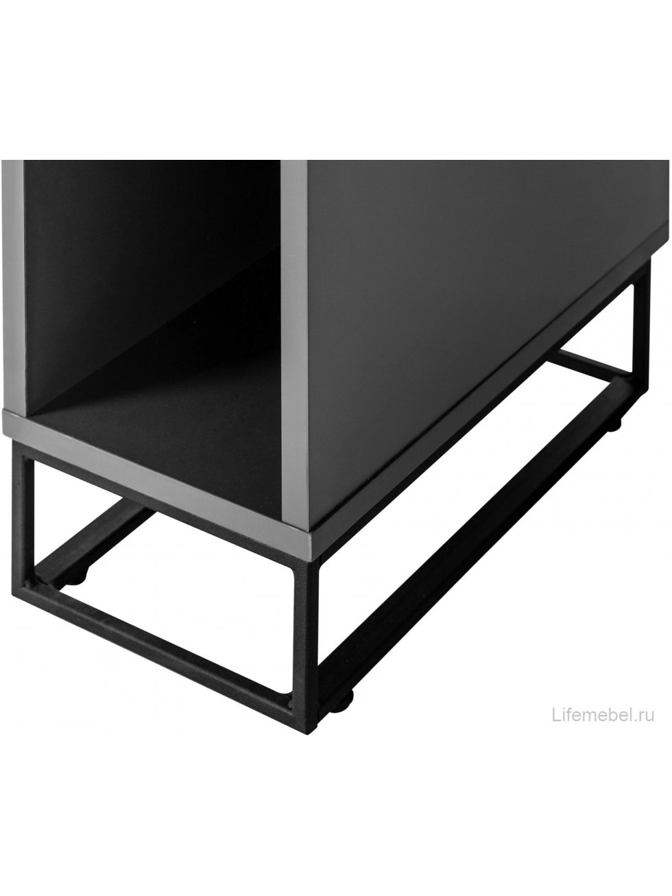 Стеллаж City узкий графит