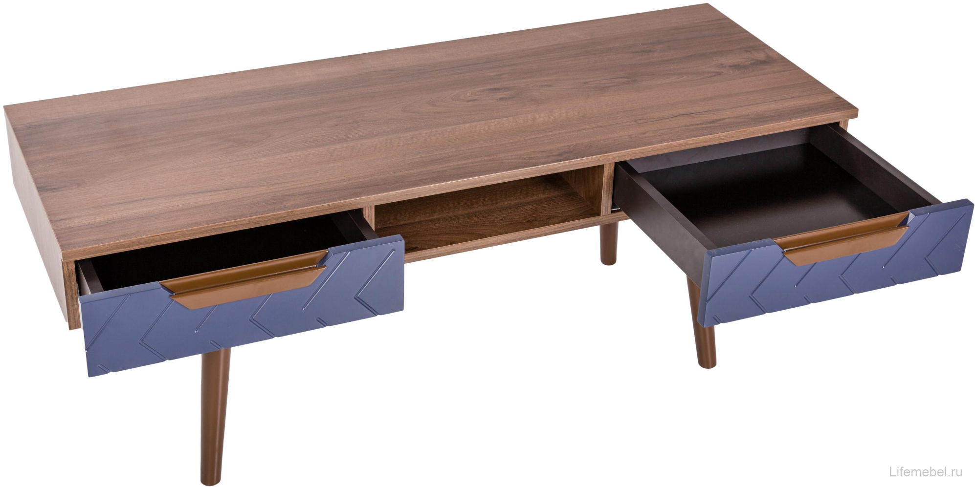 ТВ-тумба Сканди узкая сапфир