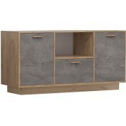 дуб крафт золотой / камень темный