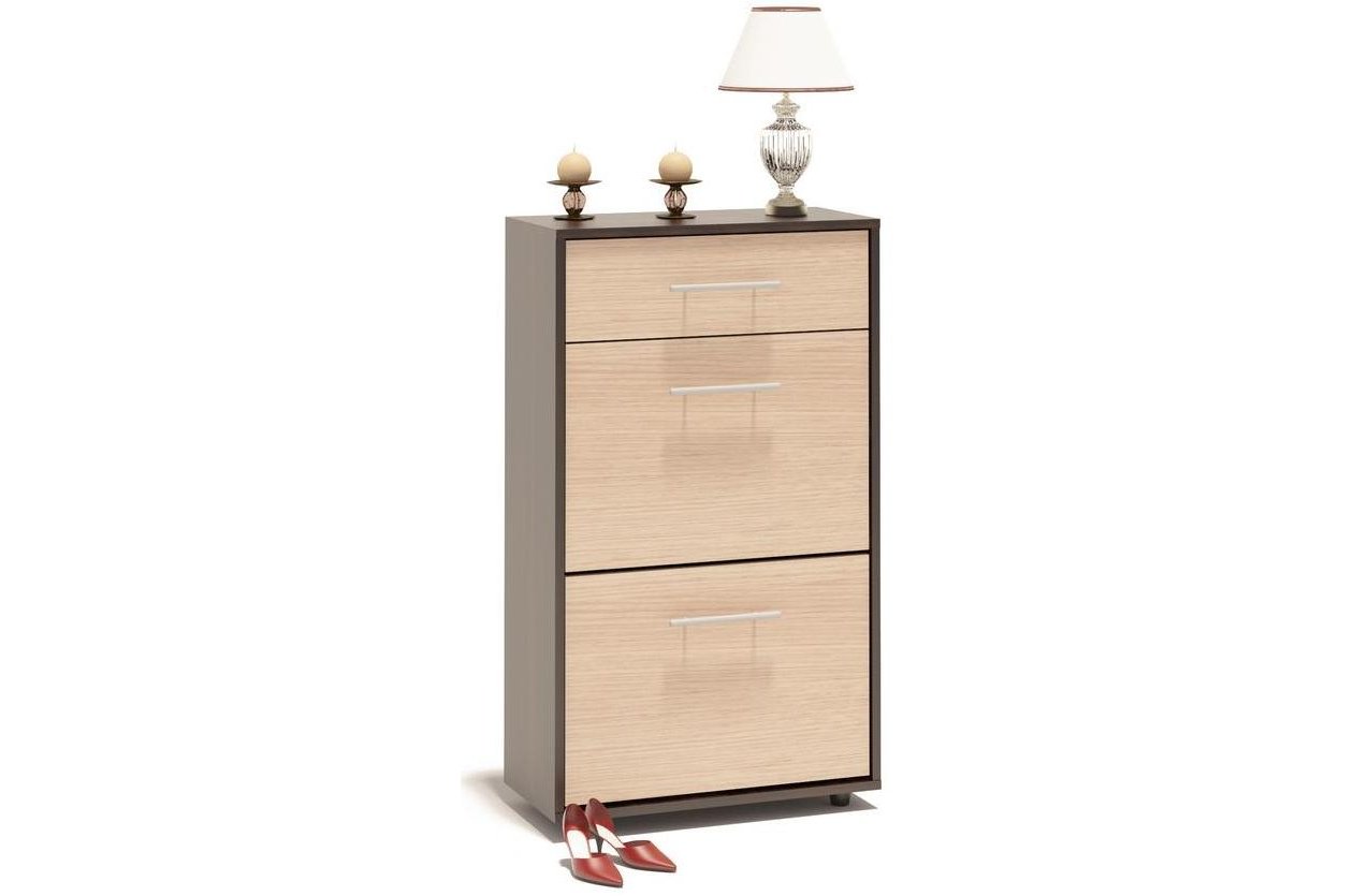 Обувница ТП-2 венге / беленый дуб