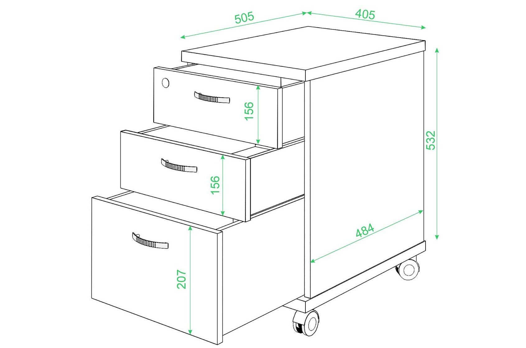 Тумба ТС-2 карамель / венге