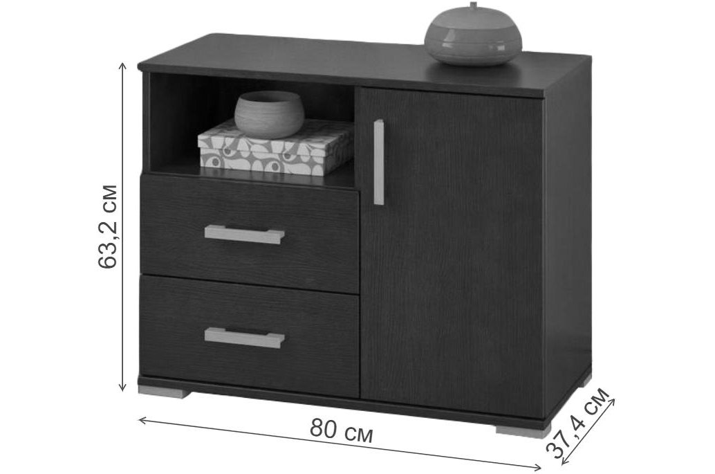 Тумба Вента-33 дуб молочный