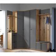 дуб крафт золотой / графит