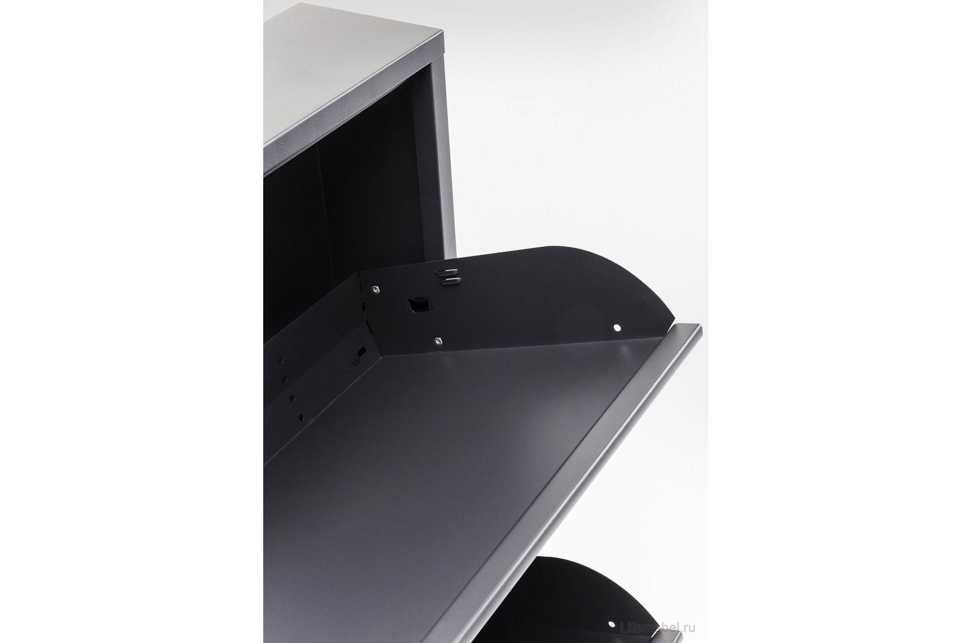 Обувница Caruso серая