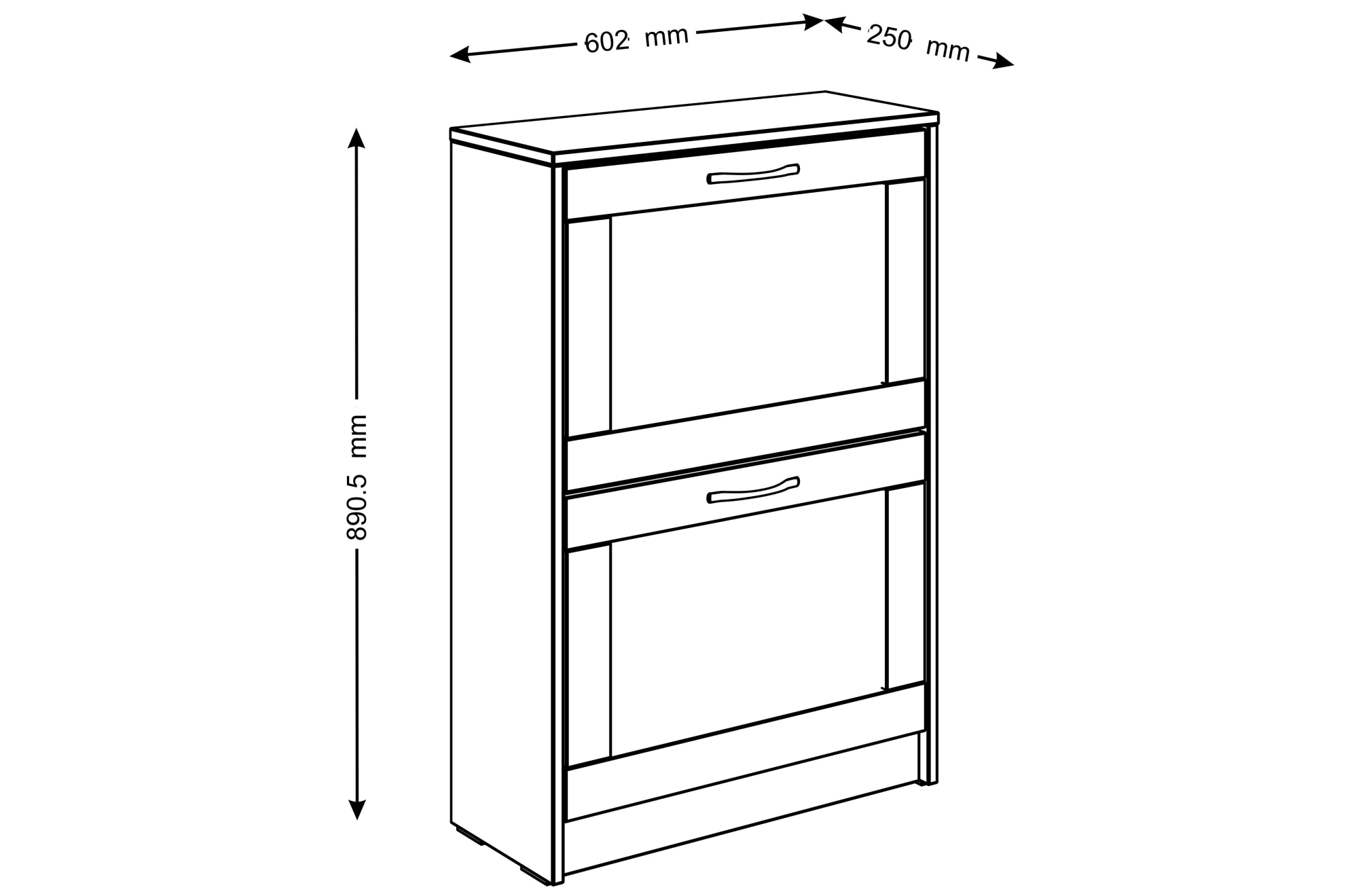 Обувница Сириус 60х89 белый
