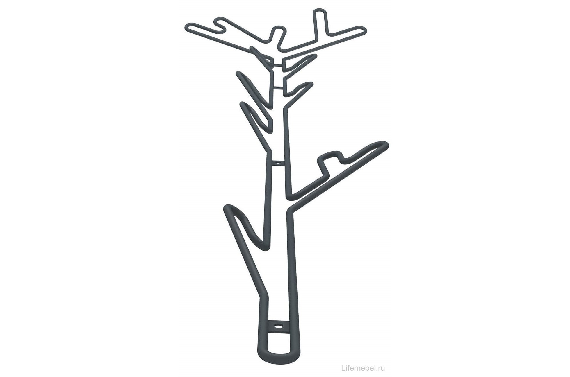 Настенная вешалка Sheffilton SHT-WH37 антрацит