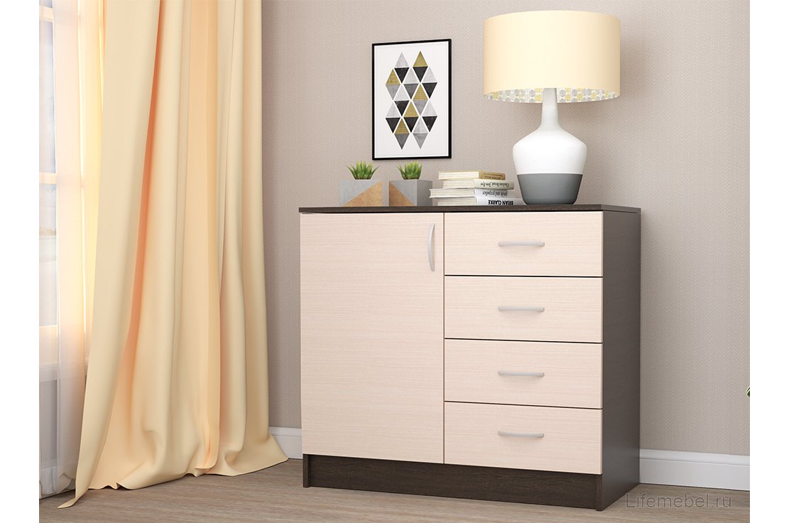 Комод Кэт-7 венге linum/дуб белфорт