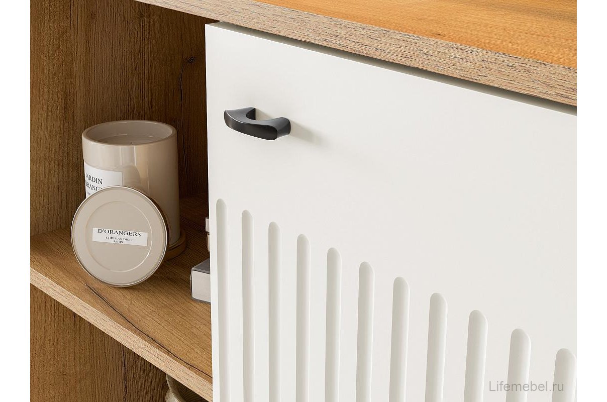 Комод Эдолина дуб золотой / белый матовый