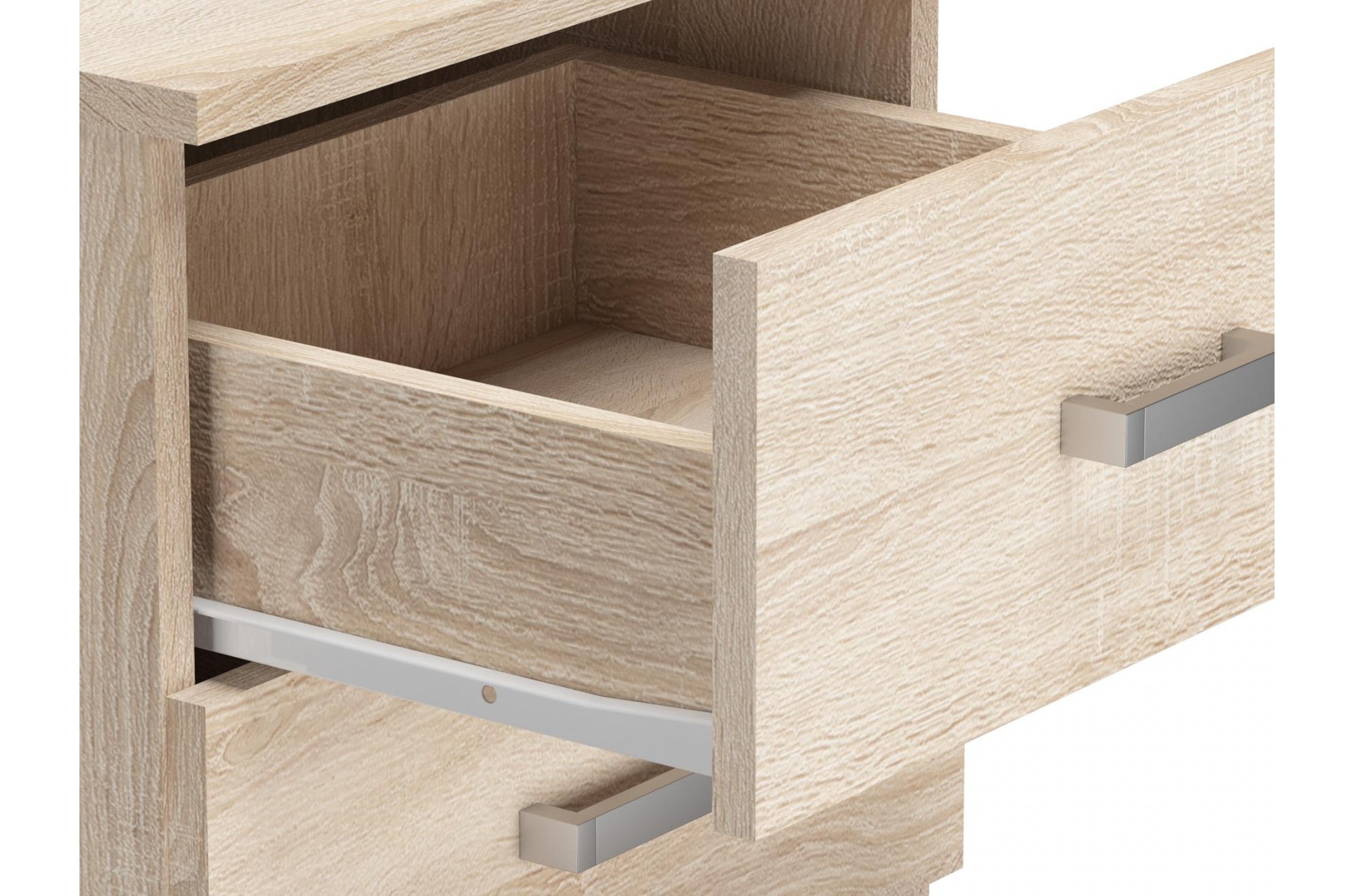 Тумба Хай-тек 420 с тремя ящиками дуб сонома