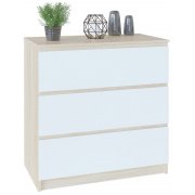 дуб сонома / белый