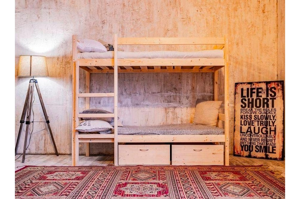 Двухъярусная кровать Алита 70х160 с матрасом