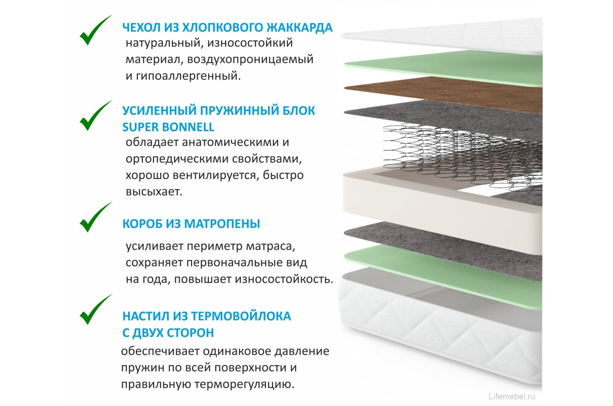 Матрас Promo B Cocos  90x200