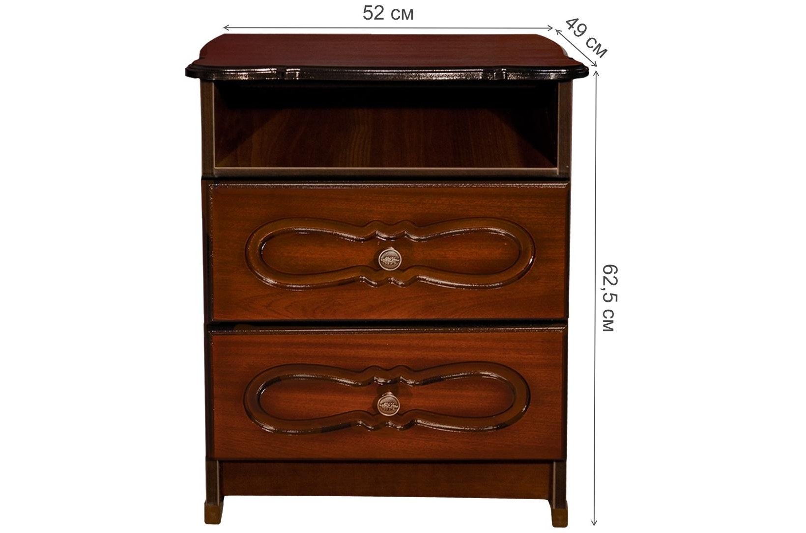 Прикроватная тумба Алиша орех тёмный