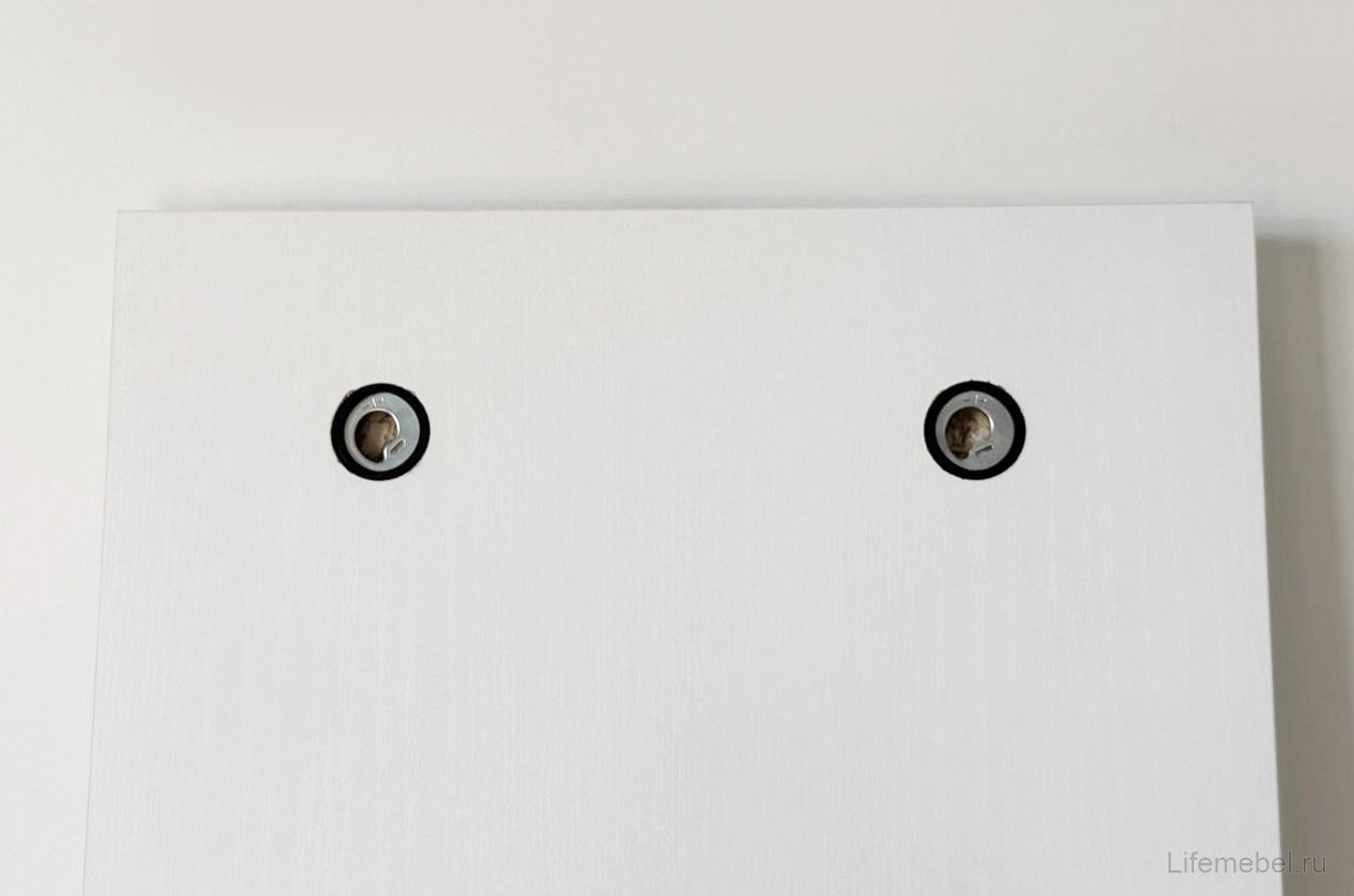 Зеркало Мерси белое дерево