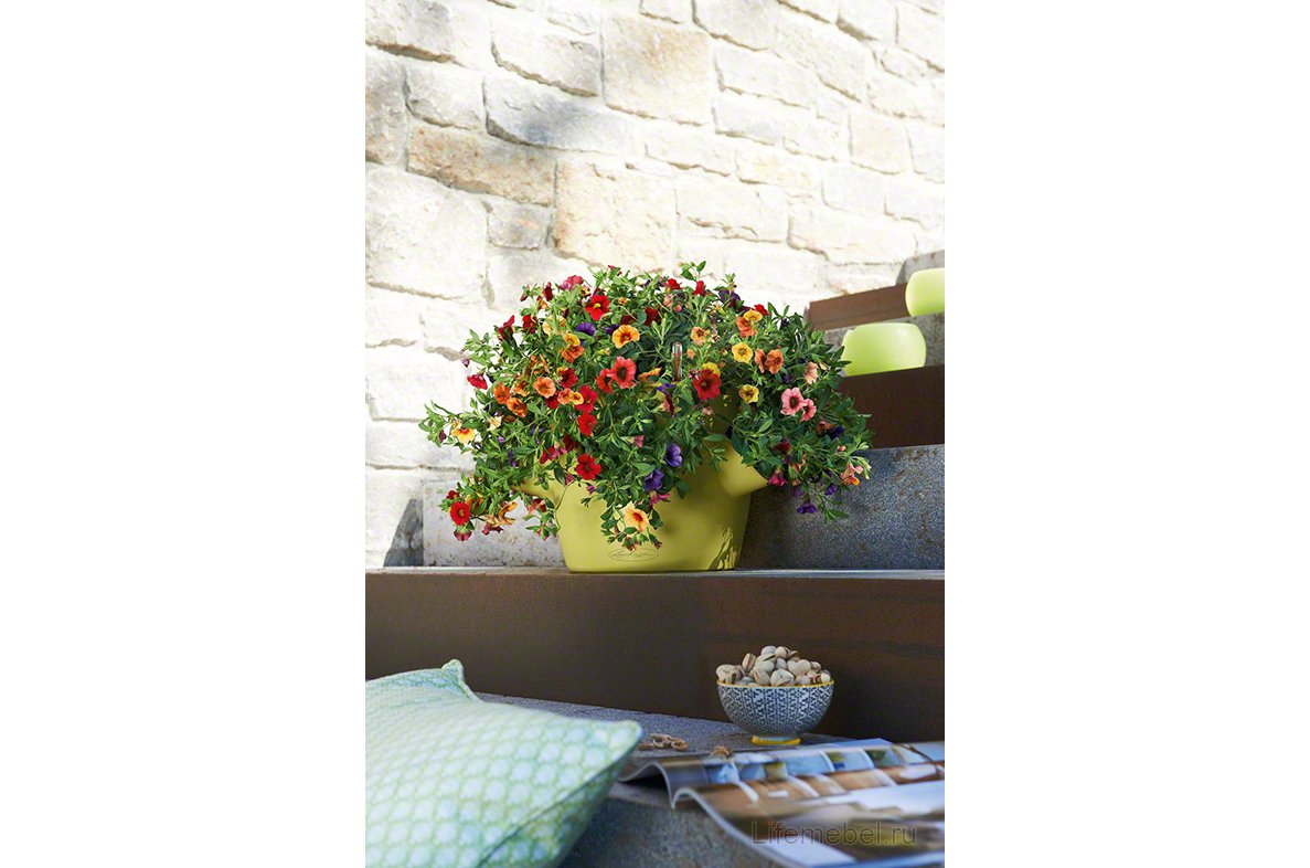 Кашпо Lechuza 14995 CASCADINO Color фисташковый