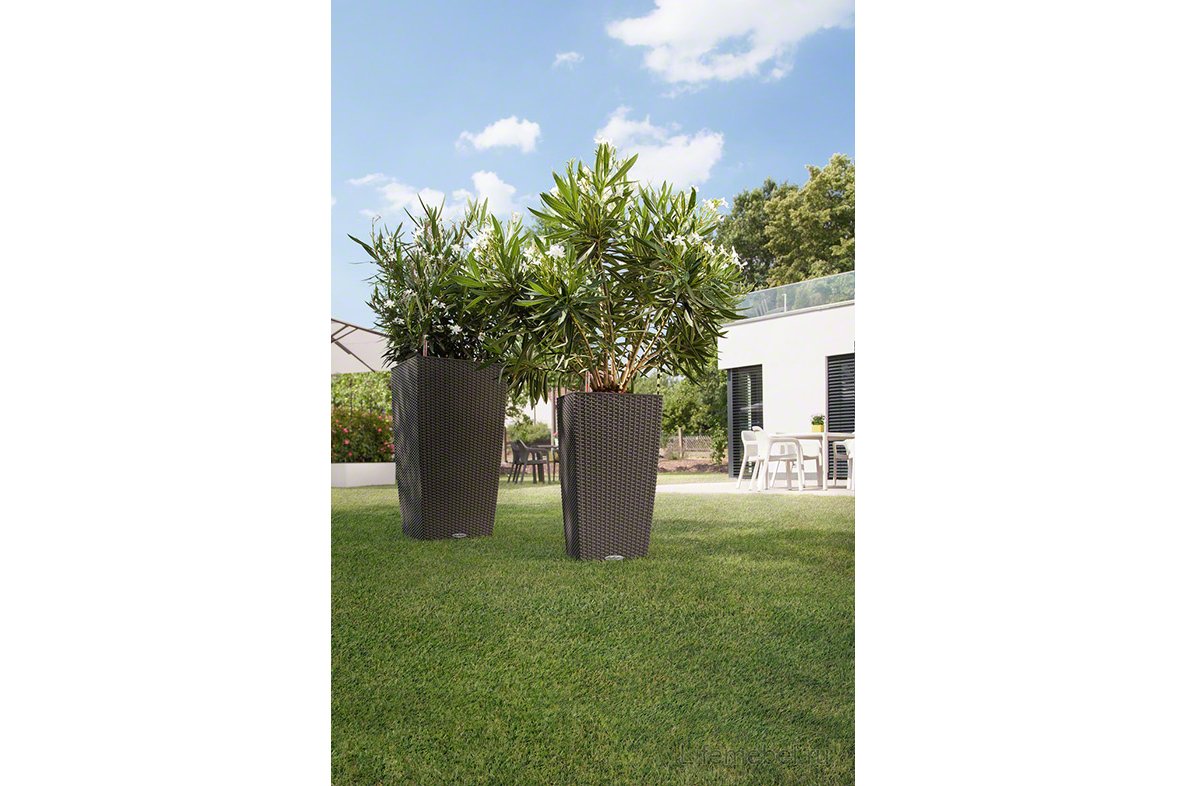 Кашпо Lechuza 15242 CUBICO Cottage 40 Гранит