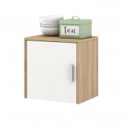 дуб сонома / белый