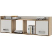 дуб сонома / белый