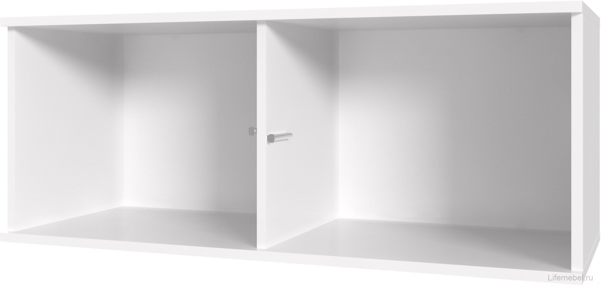 Шкаф навесной Шторм 100 белый
