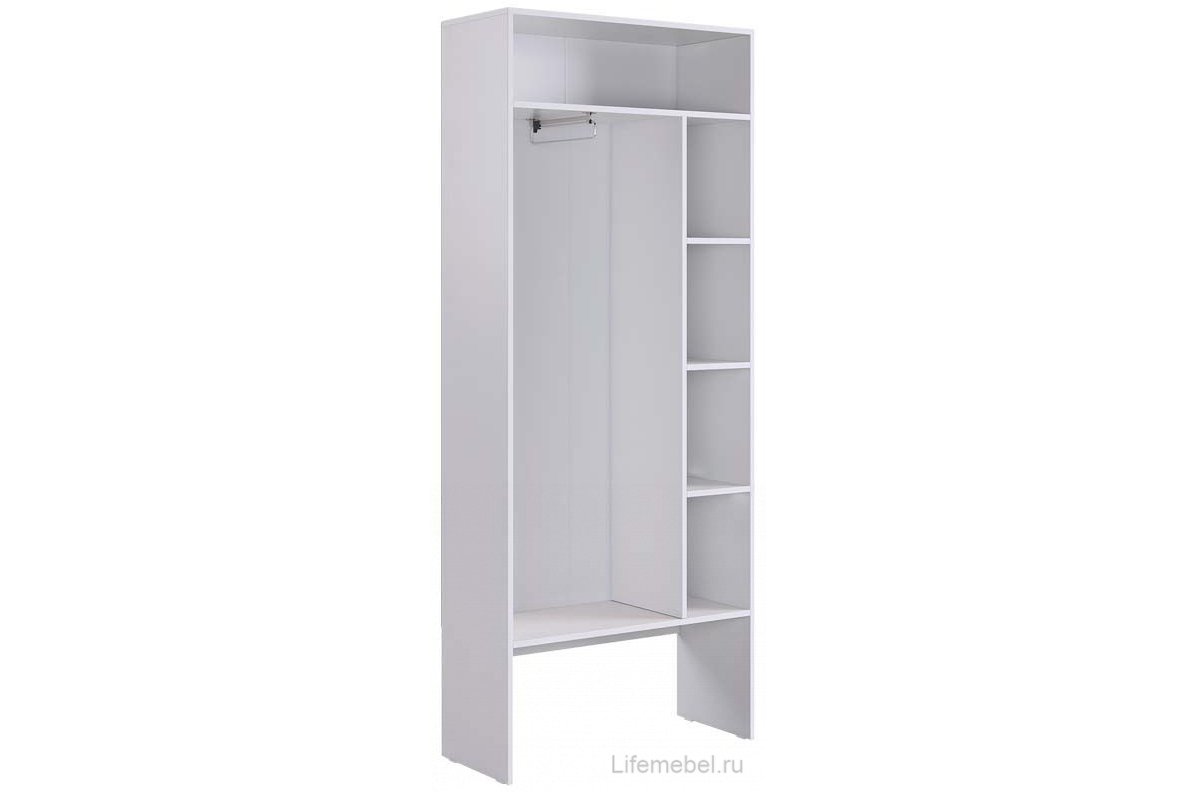 Шкаф Баско L800 белое дерево