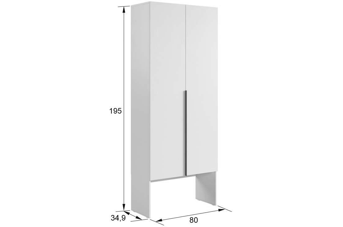 Шкаф Баско L800 графит