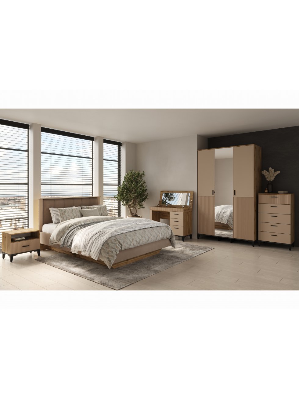 Шкаф Дюна трехдверный для одежды