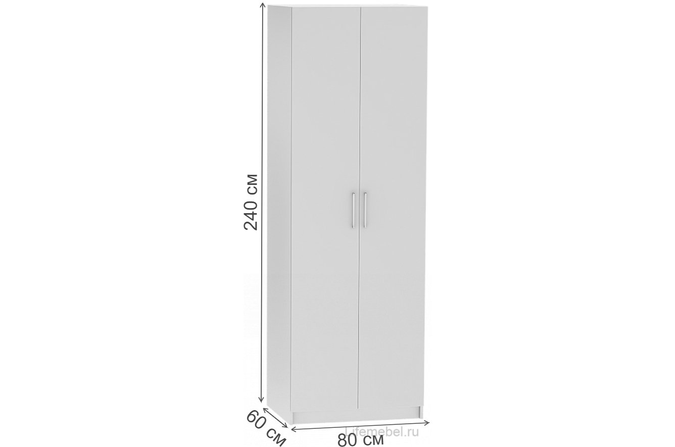 Шкаф Иннэс-7 2300 белый / дуб крафт золотой