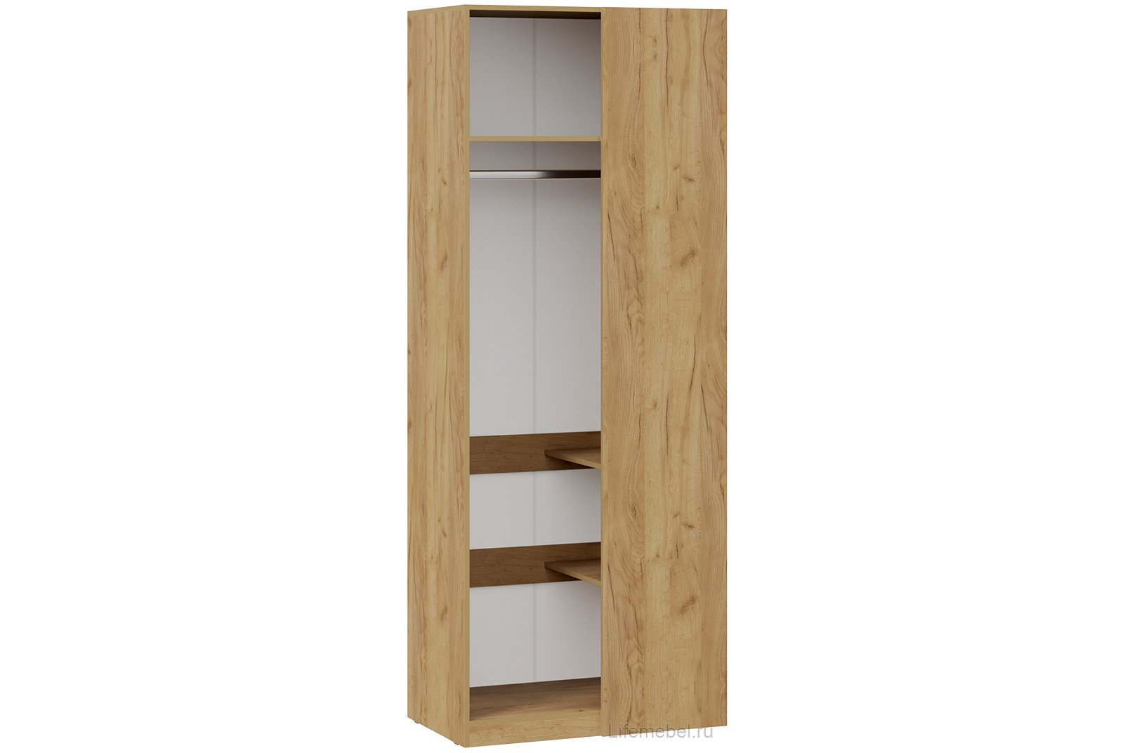 Шкаф Хилтон угловой дуб крафт золотой / графит матовый